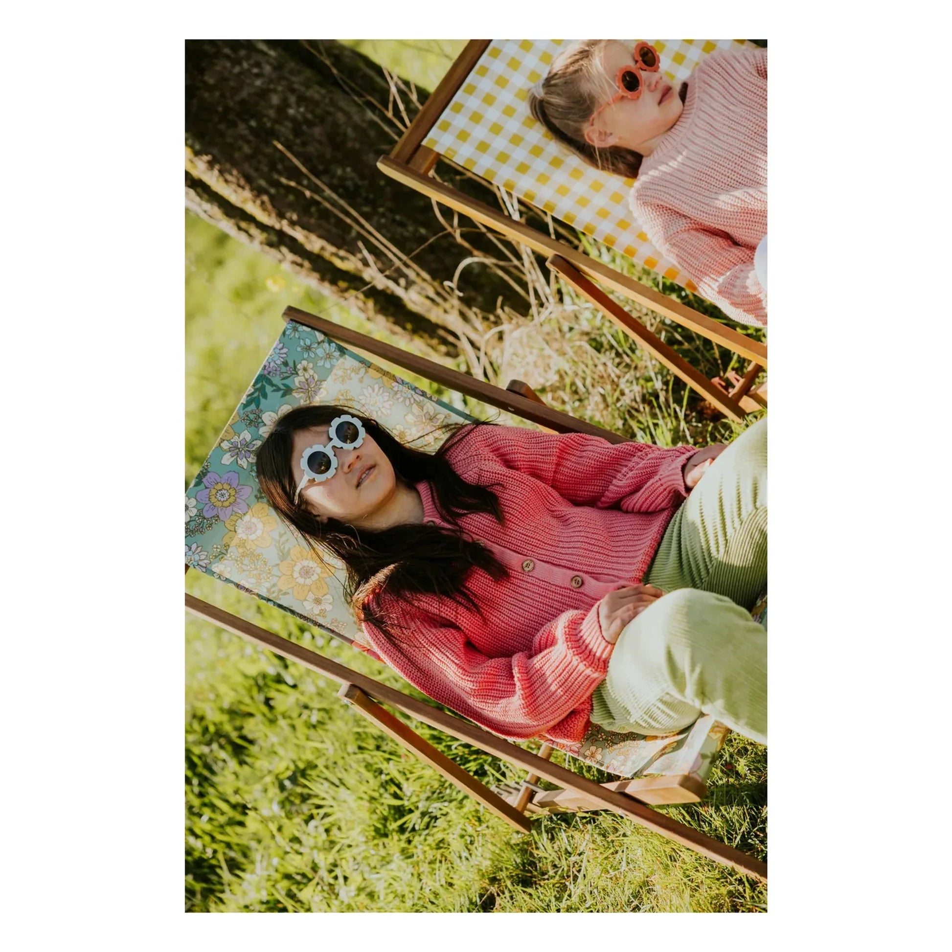 Yuki - Organic Cotton Raglan Cardigan | Blush