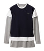 Miu Miu Grey Cotton Layering T-Shirts (Pack of 3)