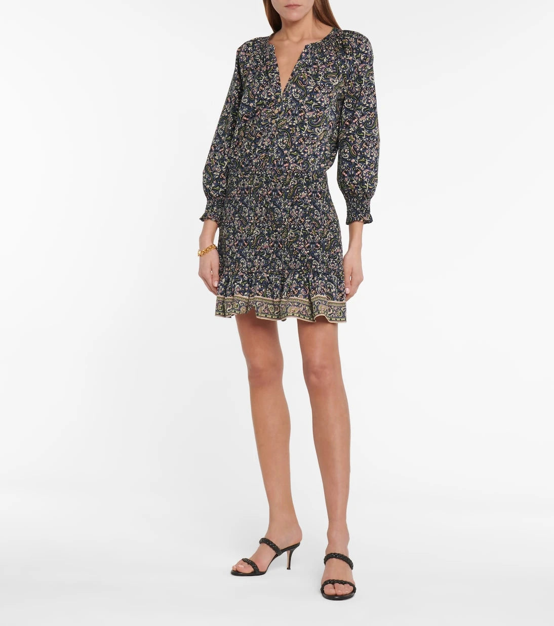 Veronica Beard - Karlina paisley cotton minidress