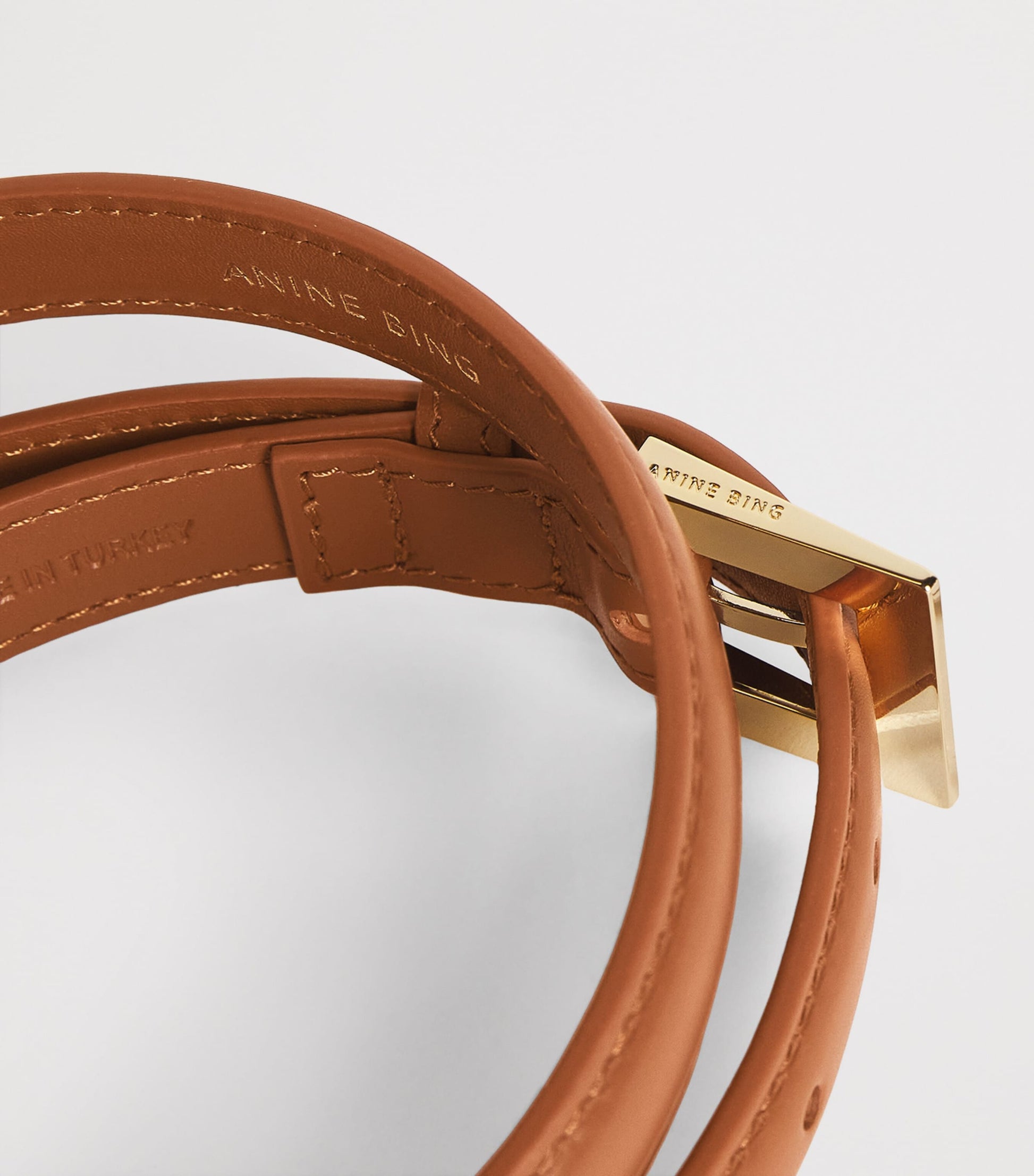 Brown Leather Nicola Belt