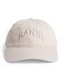 Beige Organic Canvas Baseball Cap