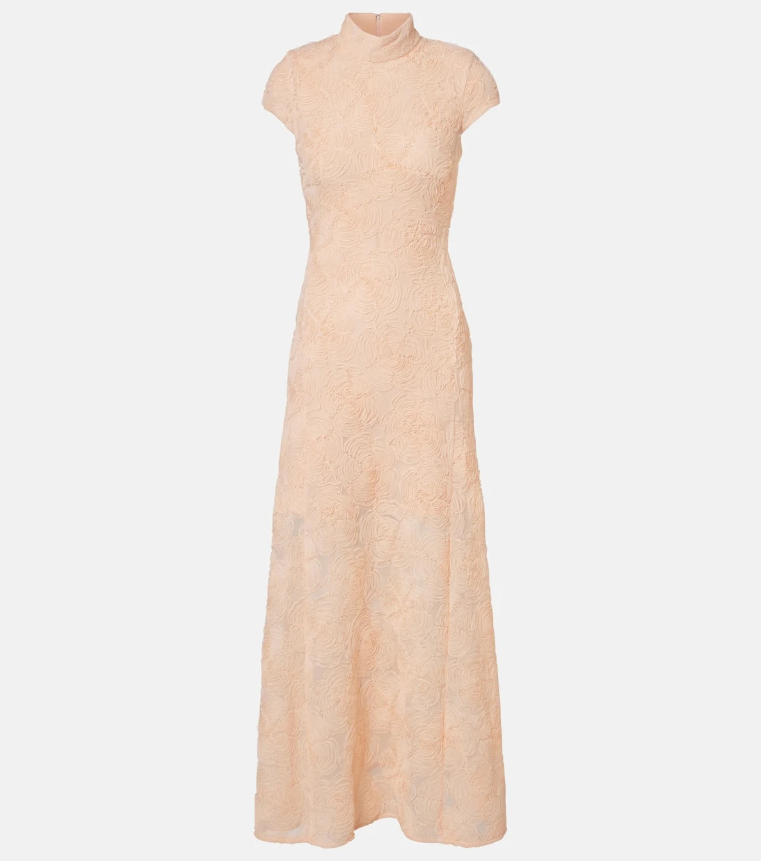Rotate - Floral embroidered tulle maxi dress