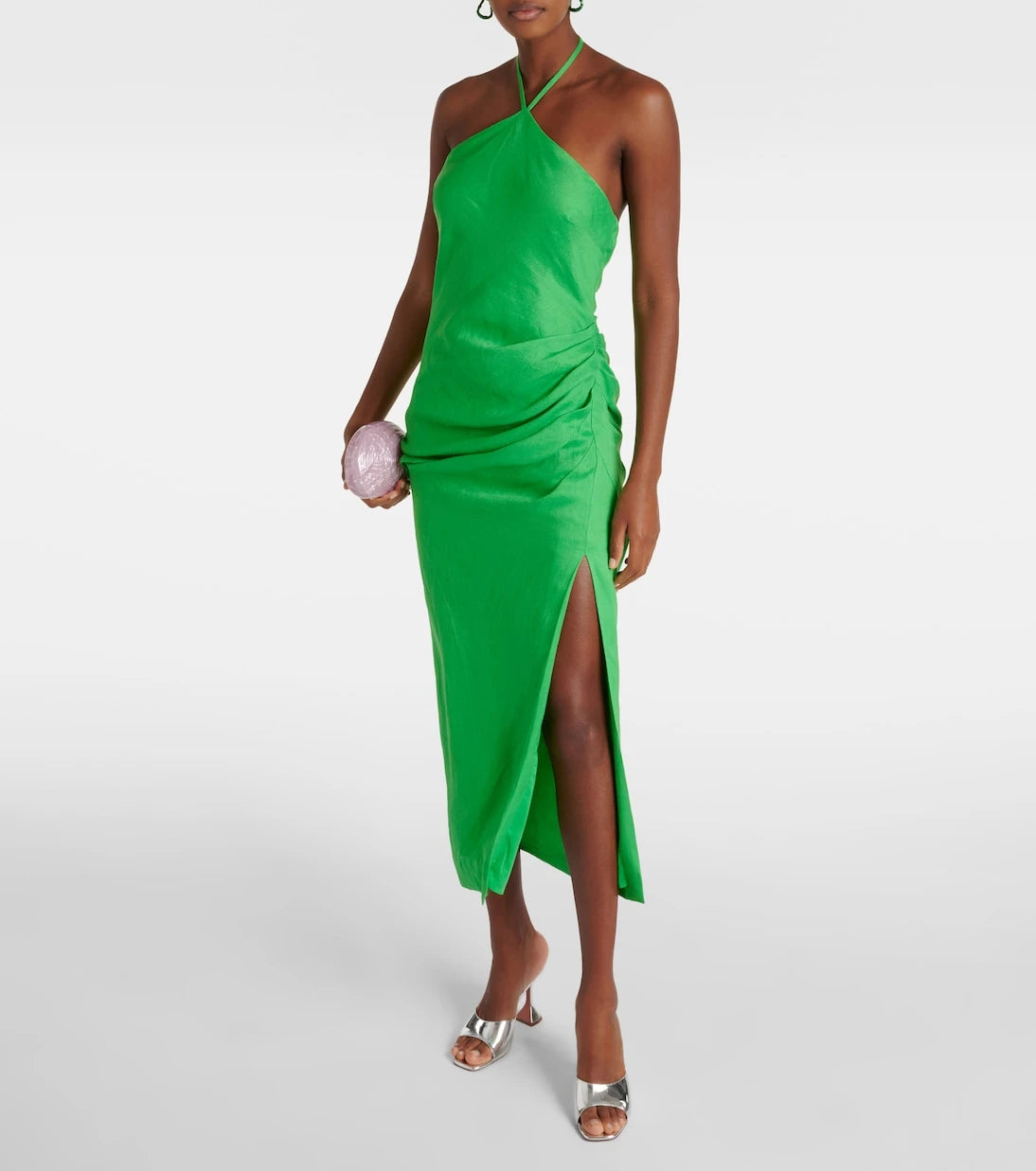Simkhai - Hansel halterneck linen midi dress