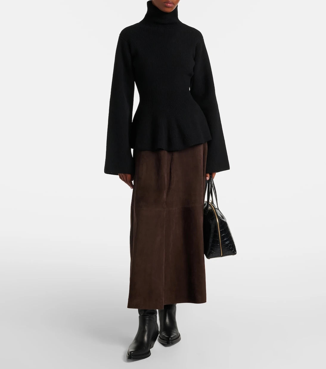 Róhe - Turtleneck wool and cashmere top