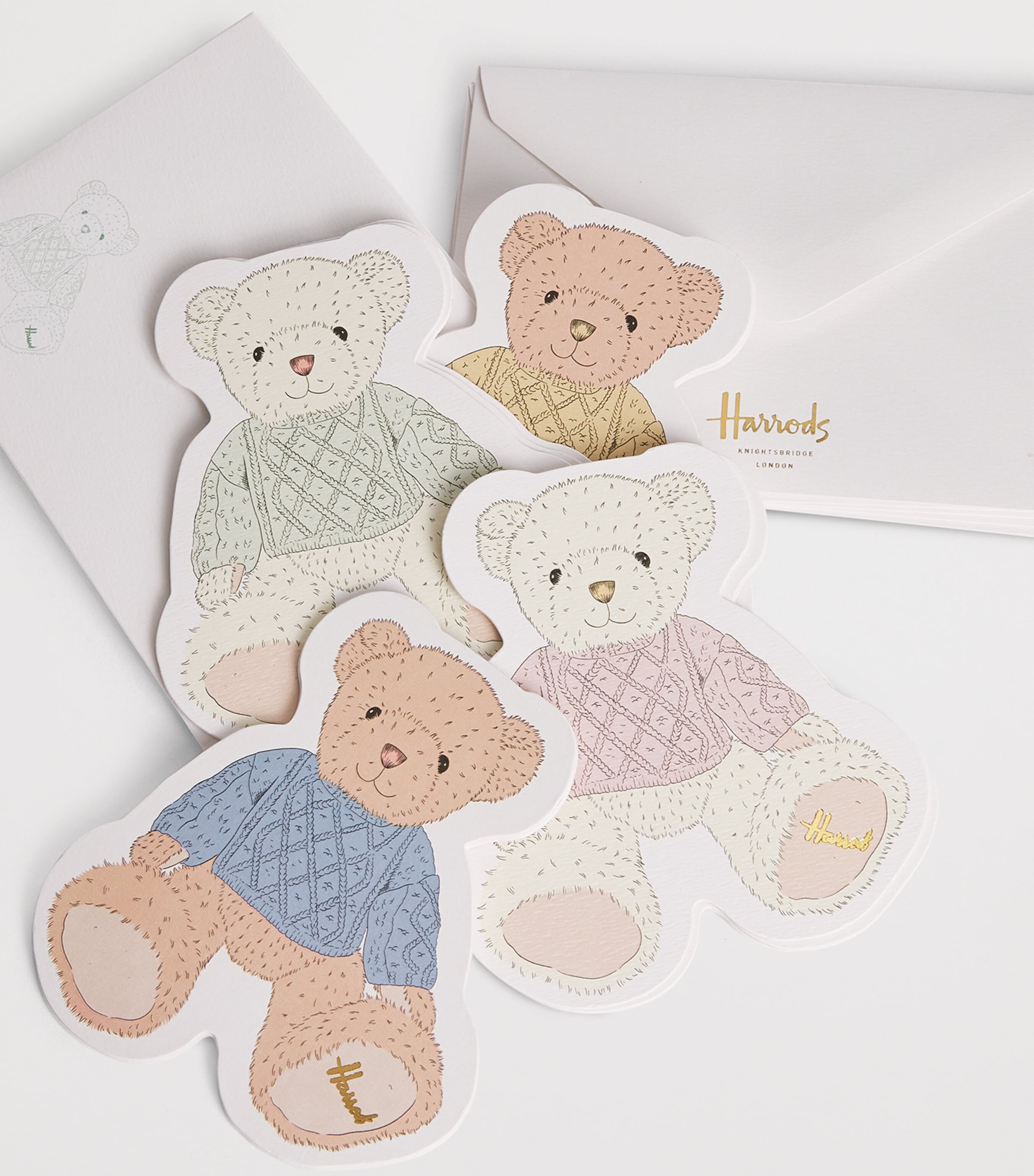 Harrods Bear Notecards (Set of 12)