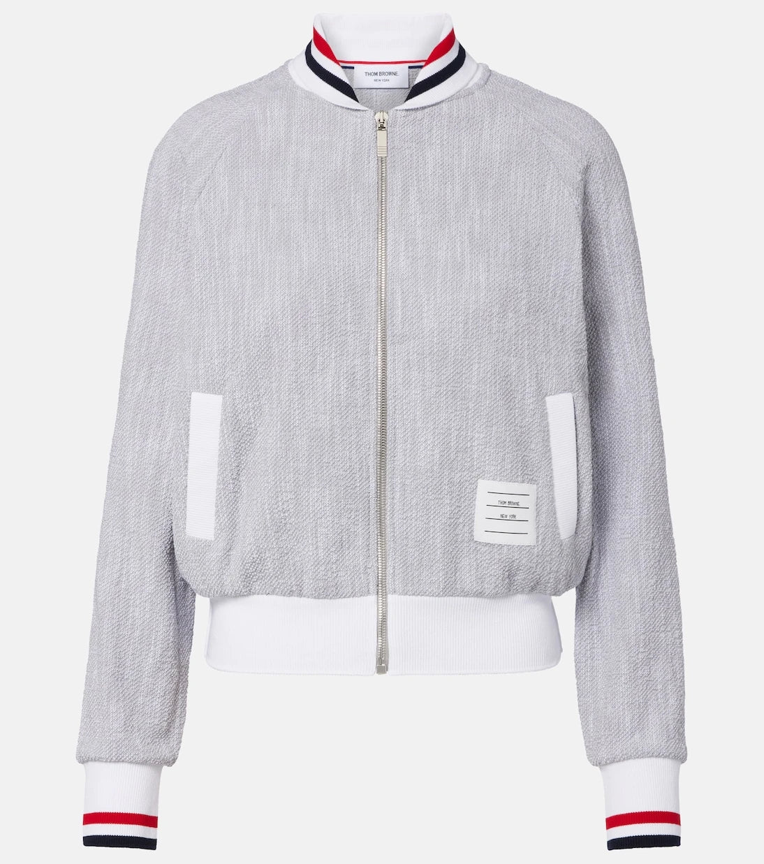 Thom Browne - سترة بومبر من مزيج القطن