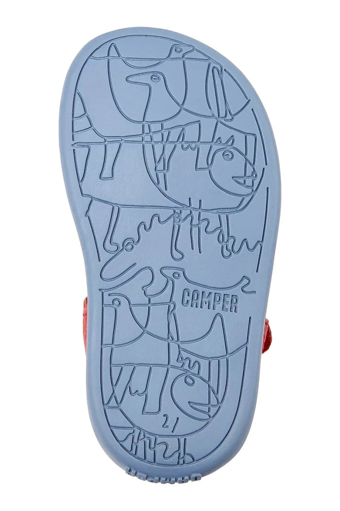 Детски сандали от кожа Camper TWS FW by Moomin