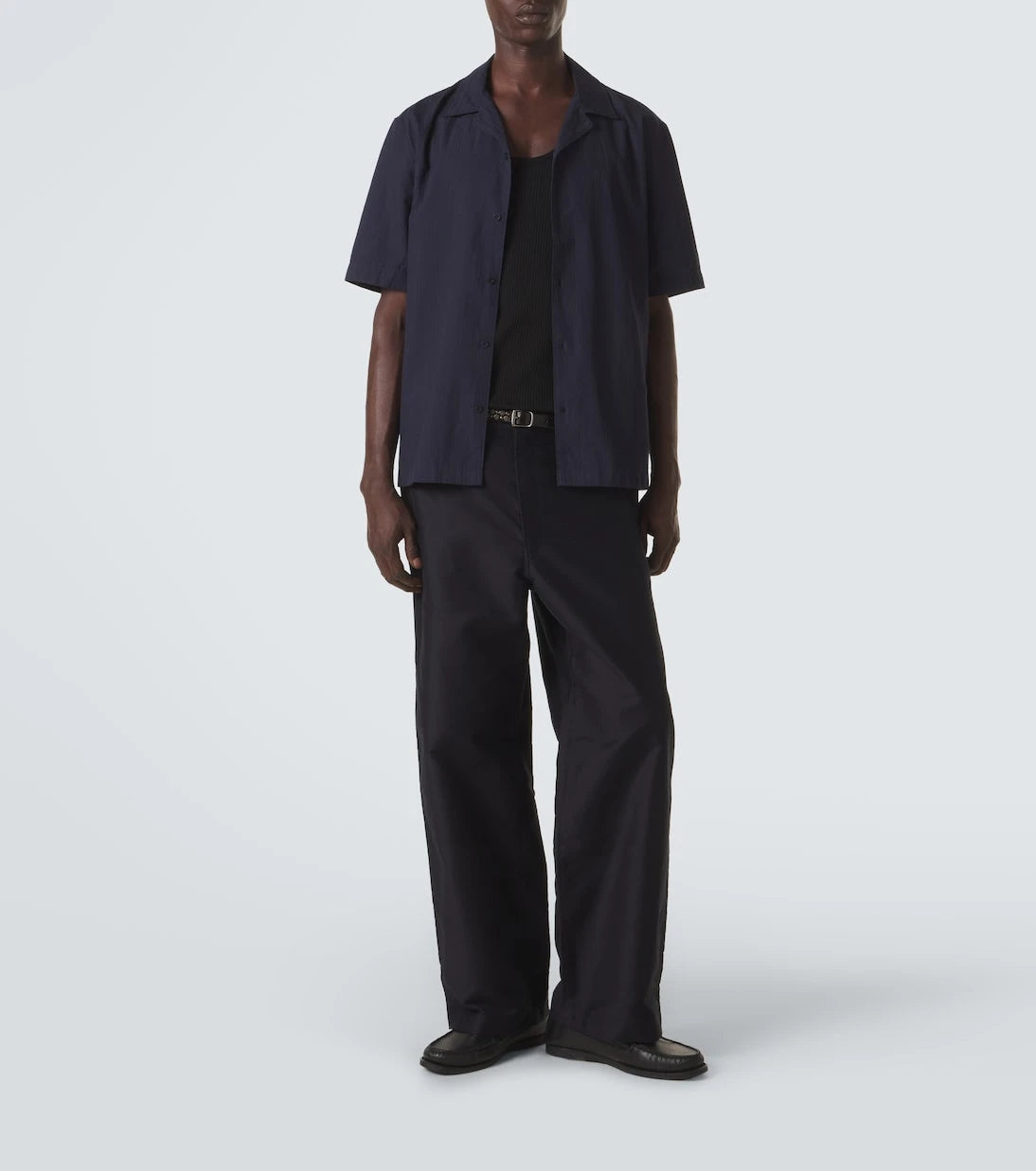 Sunspel - Striped cotton shirt