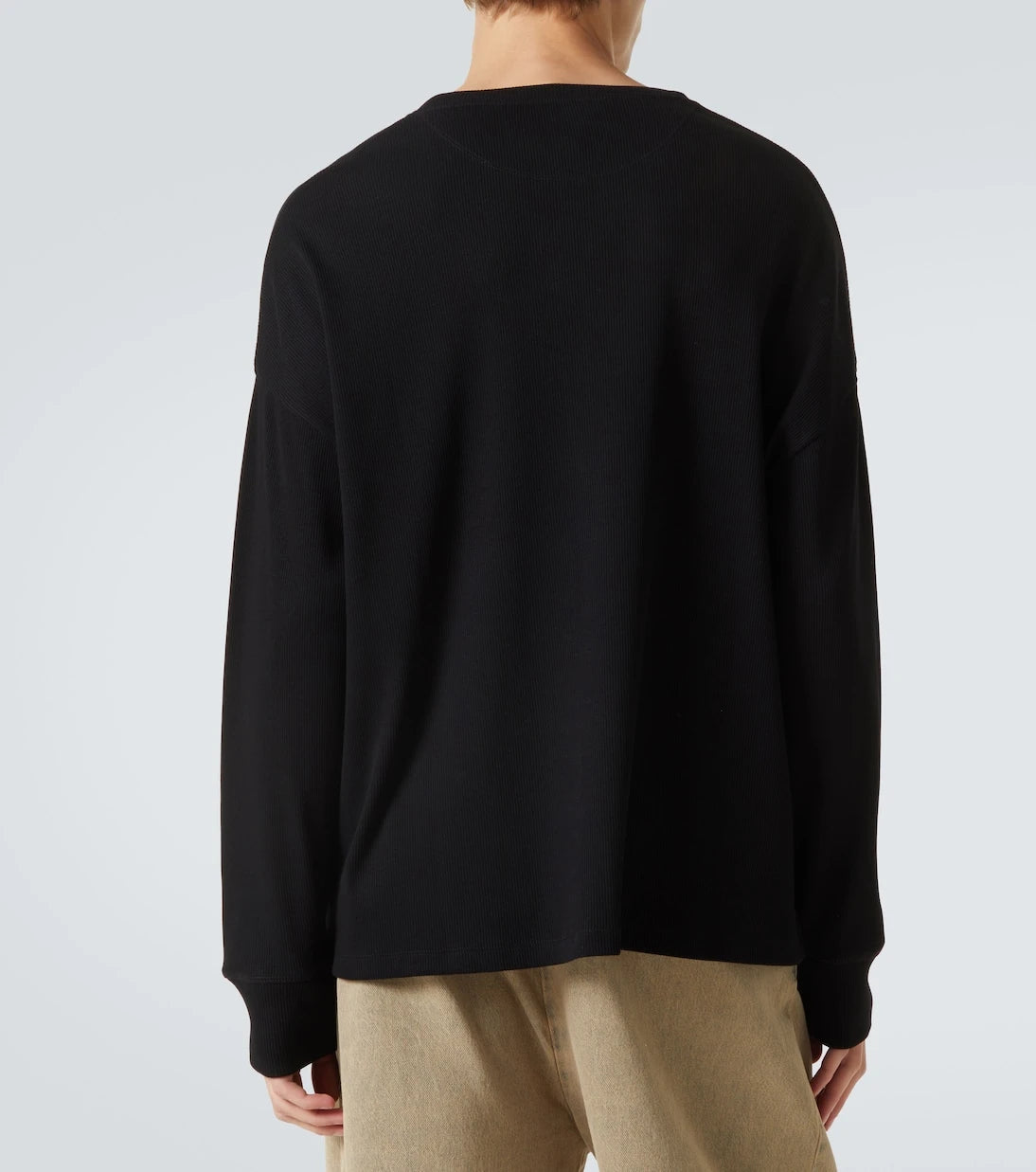 Loewe - Anagram ribbed-knit cotton T-shirt