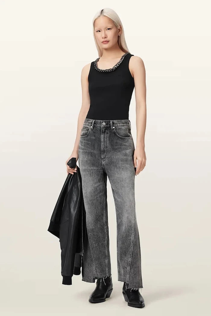 AllSaints топ дамски с памук LUCY