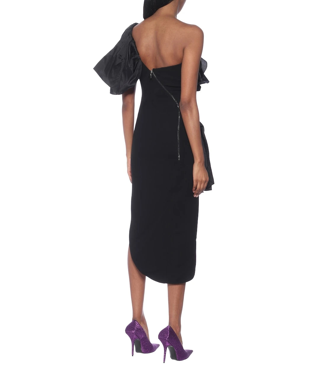 Maticevski - Attentive Ruffle crêpe midi dress