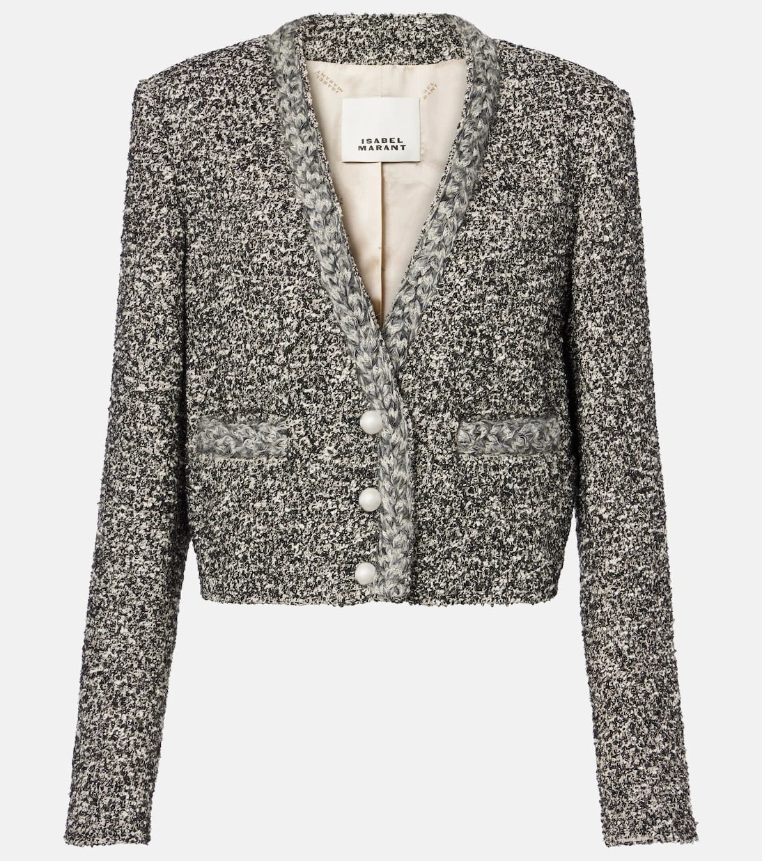 Isabel Marant - Gwendoline cropped tweed blazer