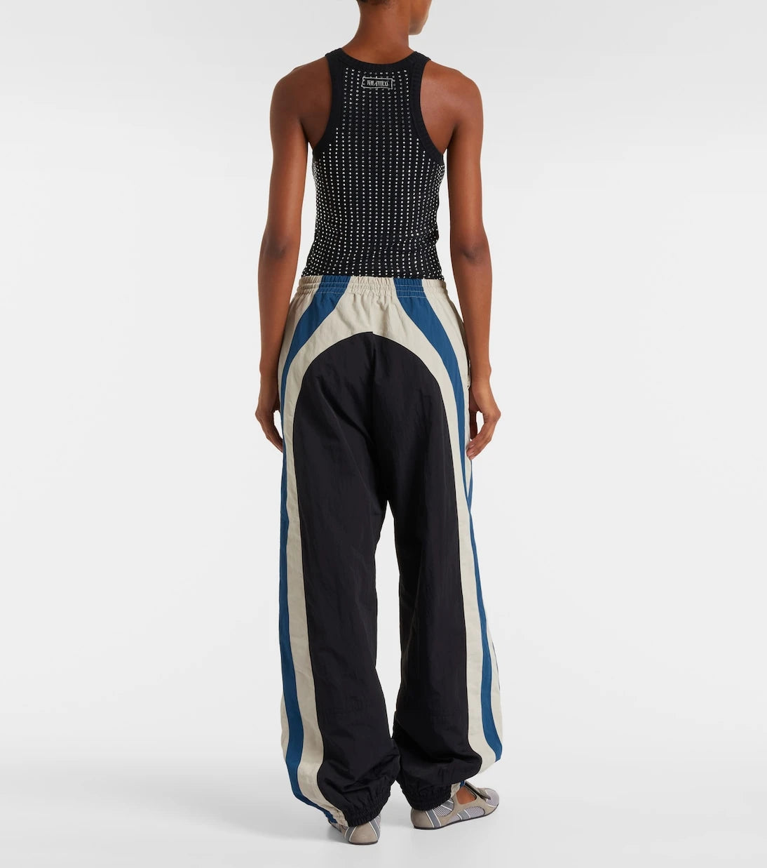The Attico - Paneled track pants