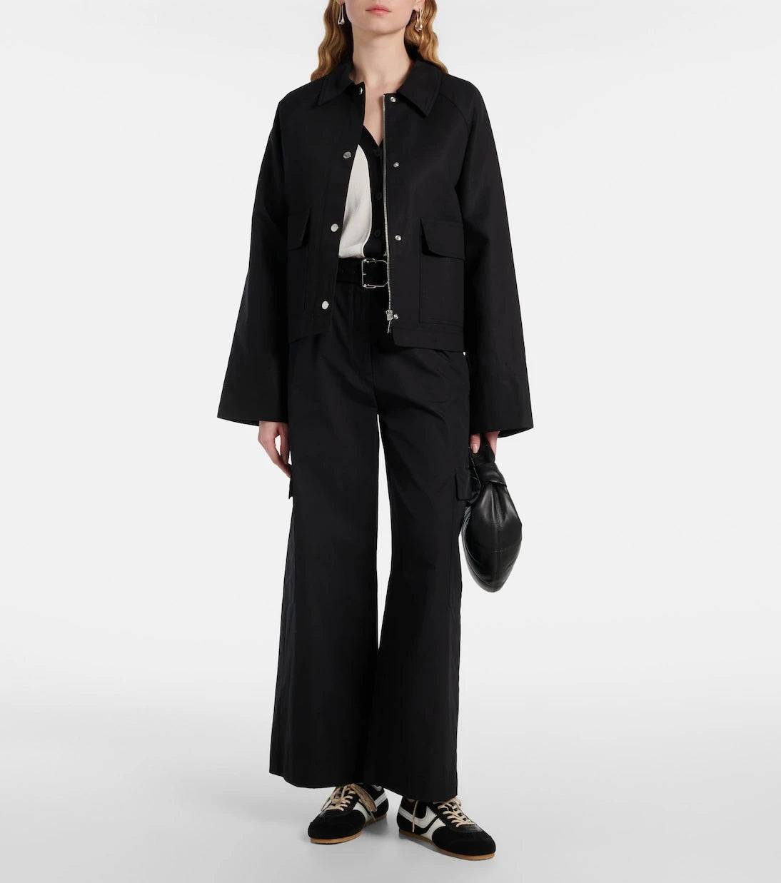 'S Max Mara - Gloria high-rise cotton cargo pants