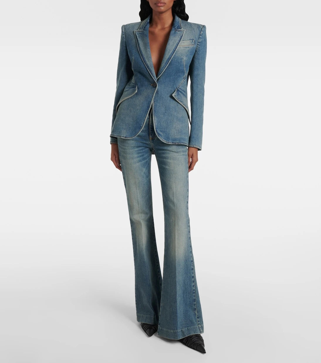 McQueen - Denim blazer