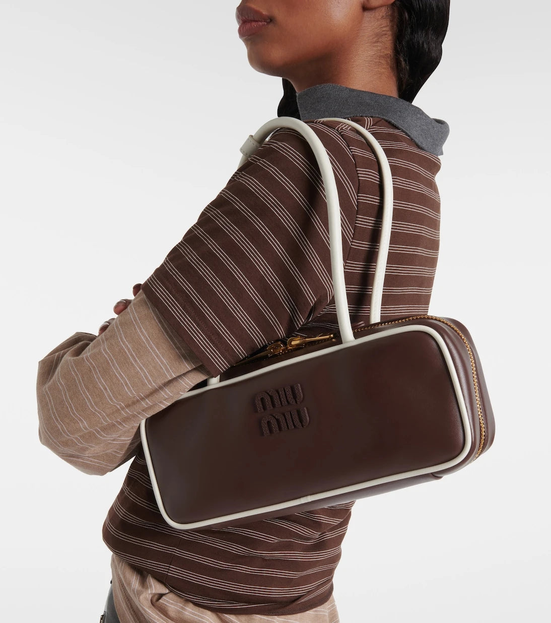 Miu Miu - Beau leather shoulder bag