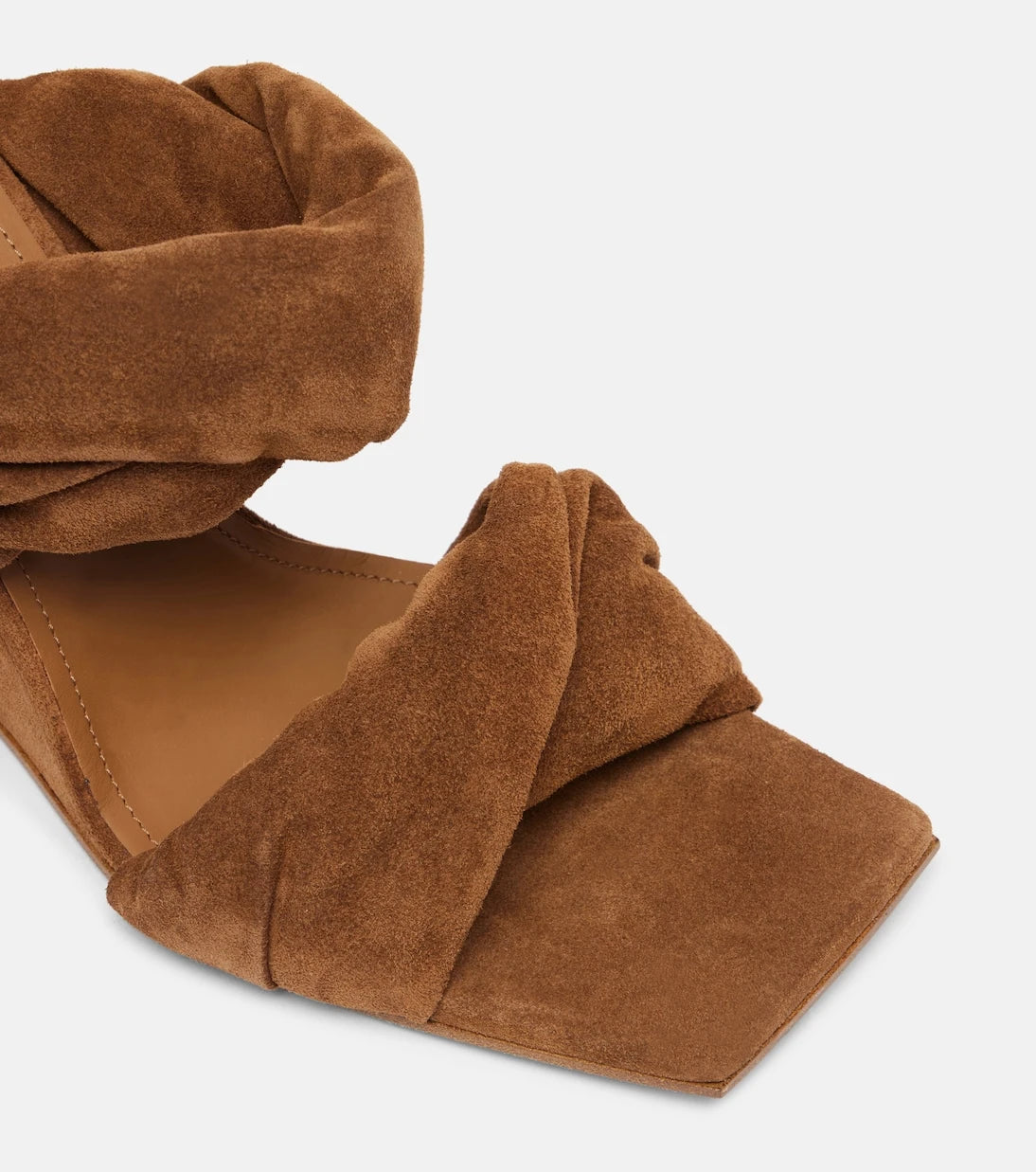 Rick Owens - Twisted Cantilever 80 suede mules