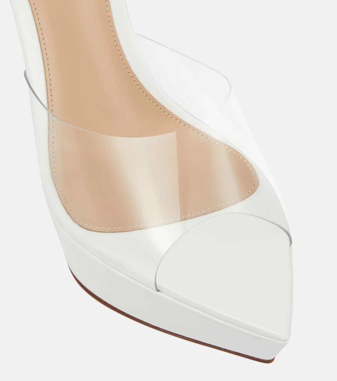 Gianvito Rossi - Betty PVC and leather sandals