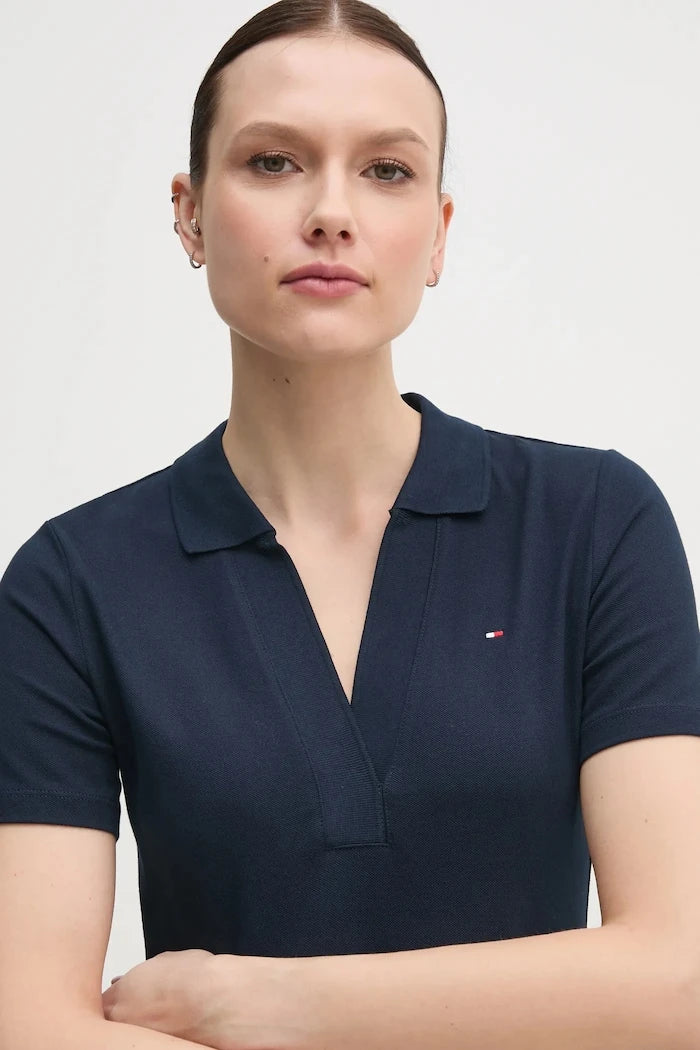 Tommy Hilfiger pamuk ve elastan elbise