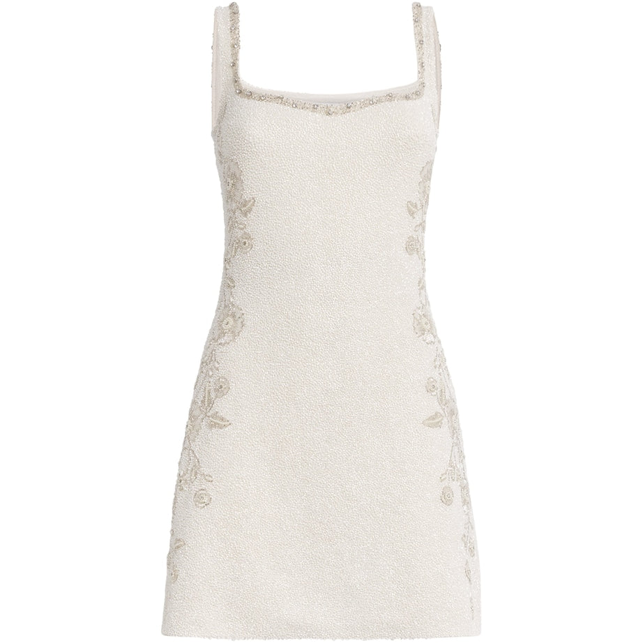 Embellished Twilight Mini Dress IVORY