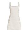 Clio Peppiatt Ivory Embellished Twilight Mini Dress