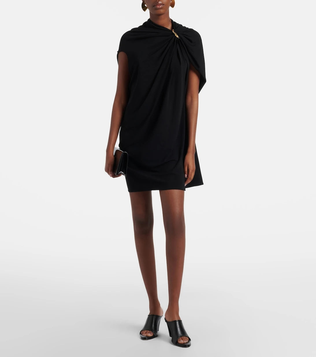 Sportmax - Draped crêpe minidress