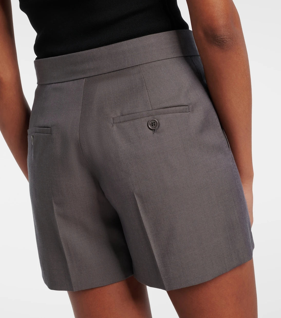 Max Mara - Sadunco virgin wool shorts