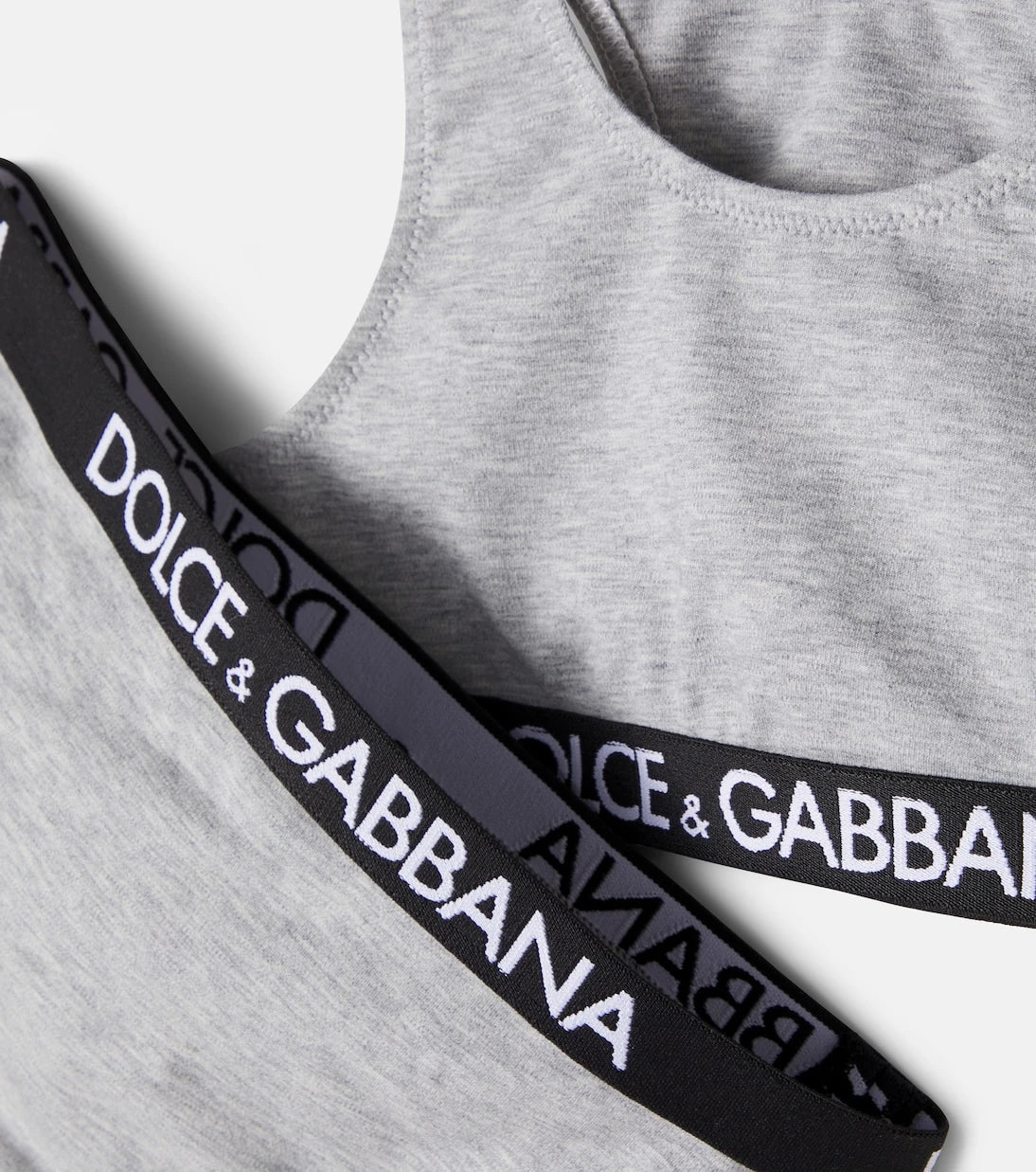 Dolce&Gabbana Kids - Cotton-blend jersey top and briefs set
