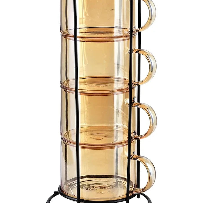 Standlı Bardak Seti Affek Design Peter Honey 350 ml (4 parça)
