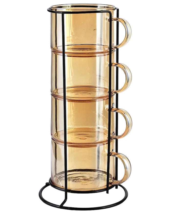 Standlı Bardak Seti Affek Design Peter Honey 350 ml (4 parça)