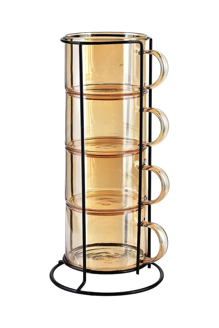 Standlı Bardak Seti Affek Design Peter Honey 350 ml (4 parça)