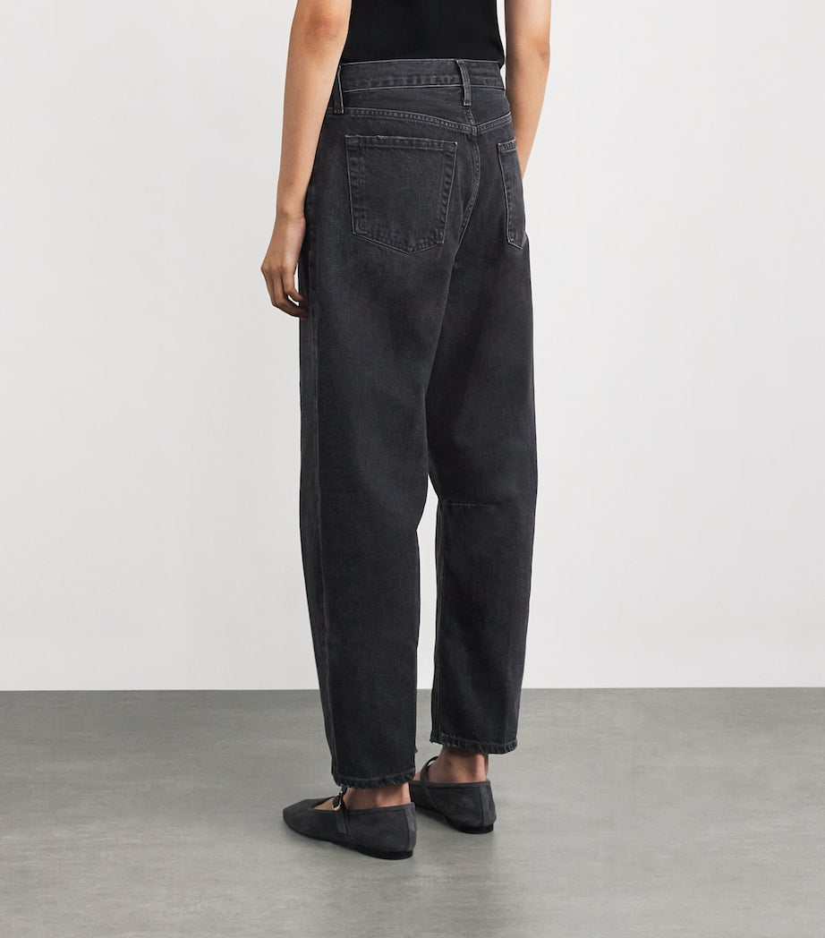 Citizens of Humanity Black Miro Mid-Rise Relaxed Jeans
