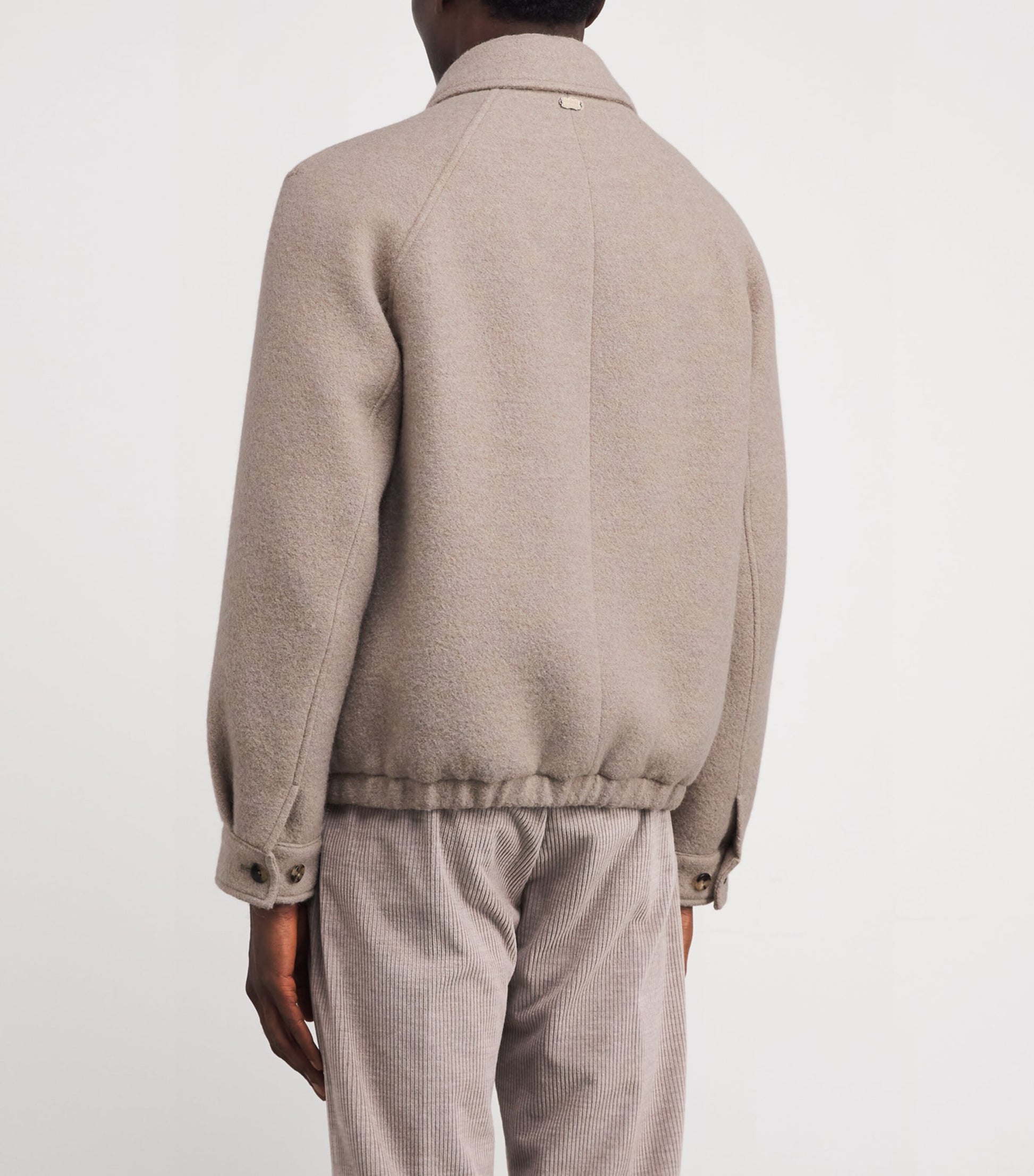 Agnona Brown Alpaca Pressed Spazzolino Overshirt