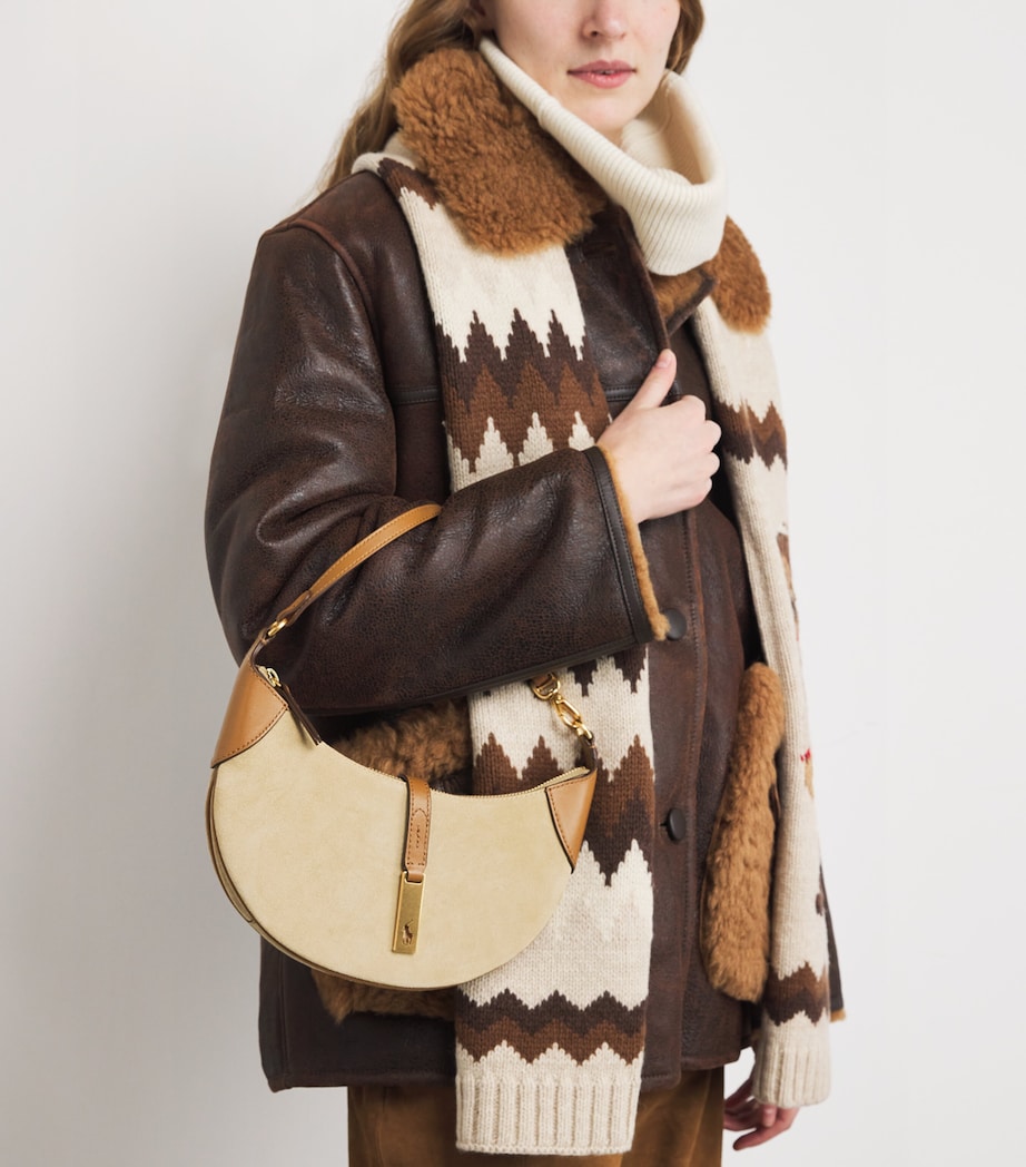 Polo Ralph Lauren Mini Suede ID Shoulder Bag