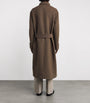 Lemaire Brown Wool Overcoat