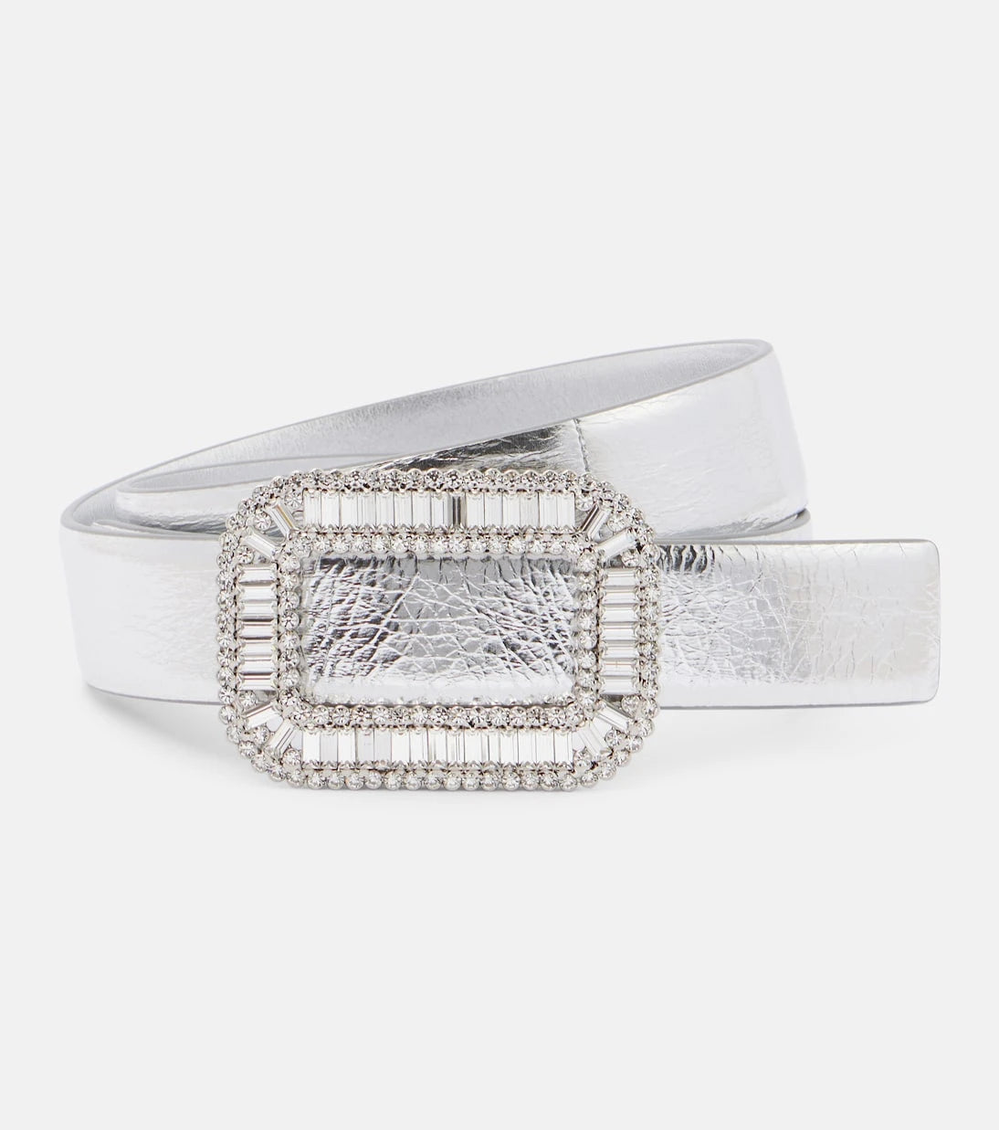 Roger Vivier - حزام Pilgrim من الجلد اللامع