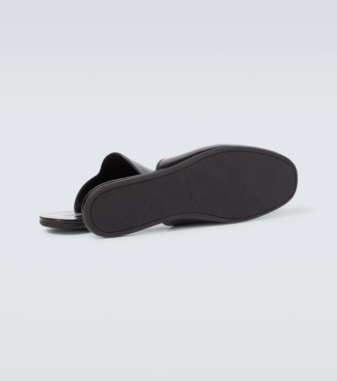 Prada - Brushed leather mules
