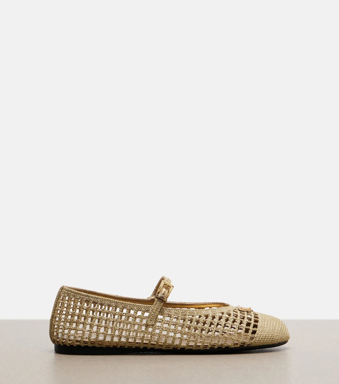 Prada - Crochet Mary Jane flats