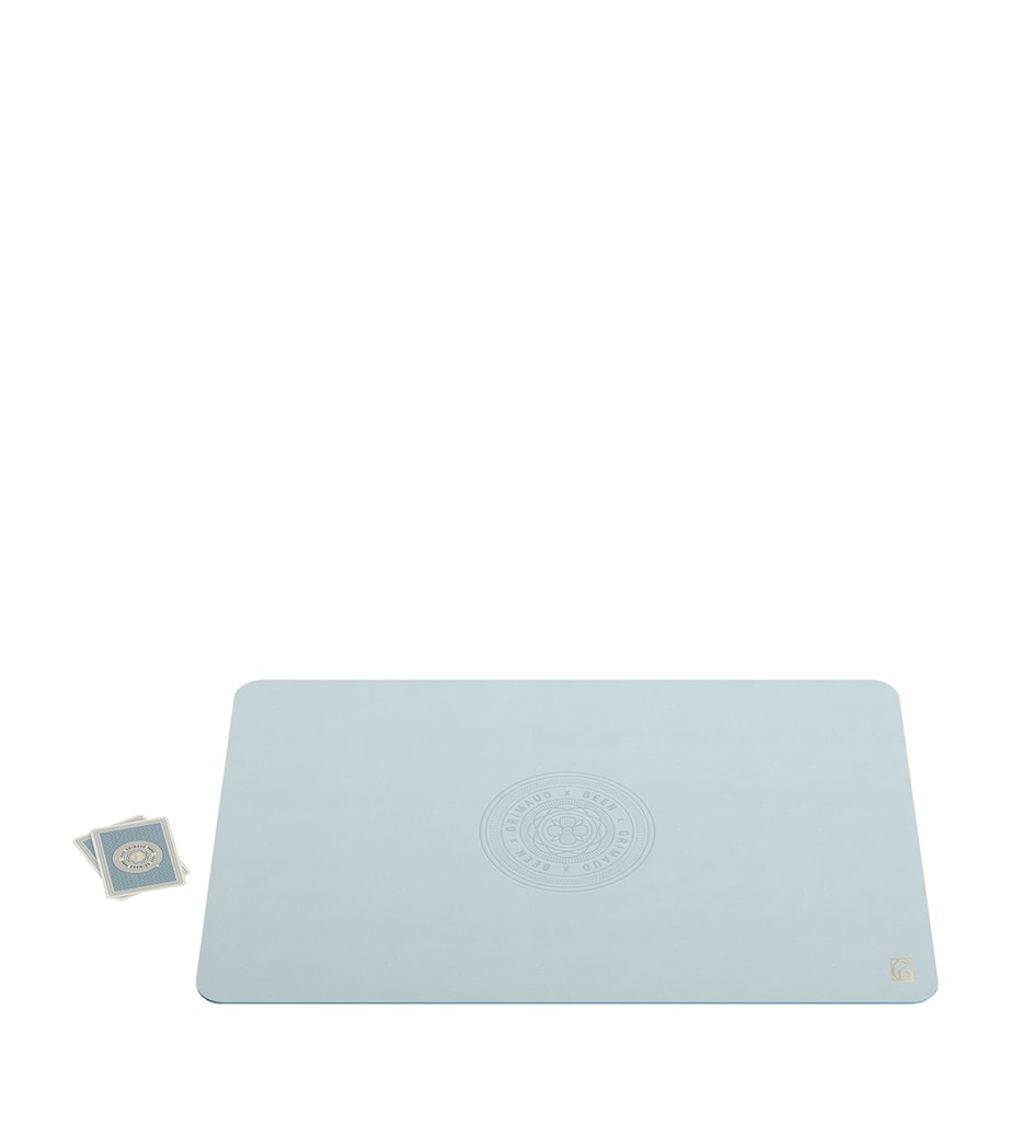 Grimaud Apple Leather Playing Cards Mat