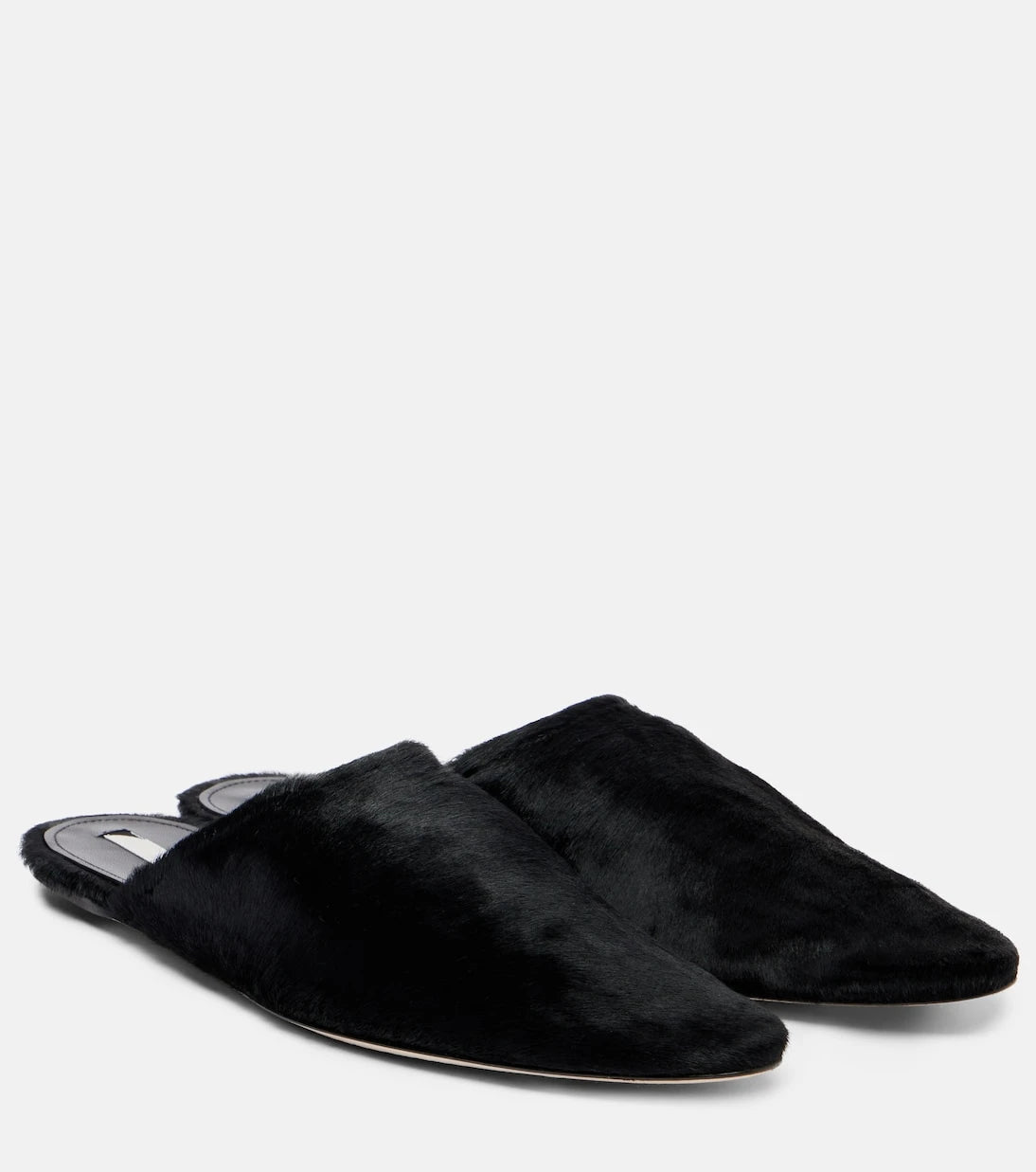 Christen - Elipse calf hair mules