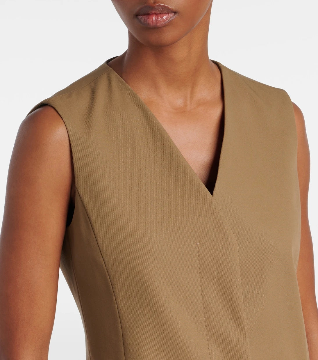 Max Mara - Cotton twill vest