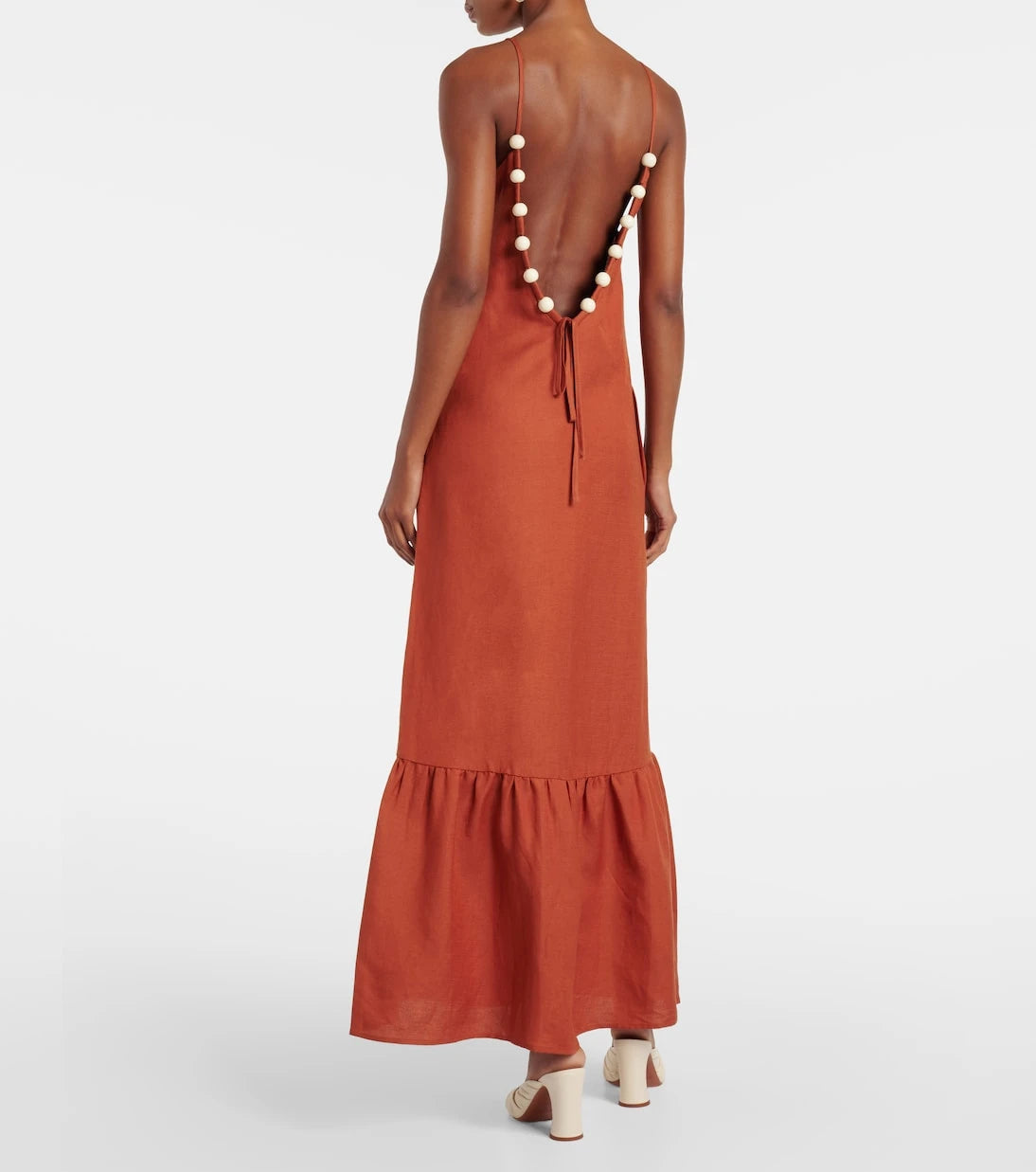 Adriana Degreas - Linen-blend maxi dress