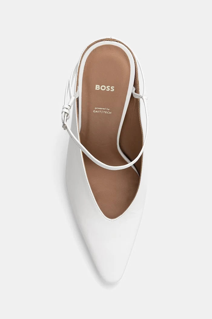 BOSS обувки с ток кожени Charlize