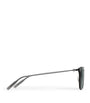 Montblanc Black Injected Rectangular Sunglasses