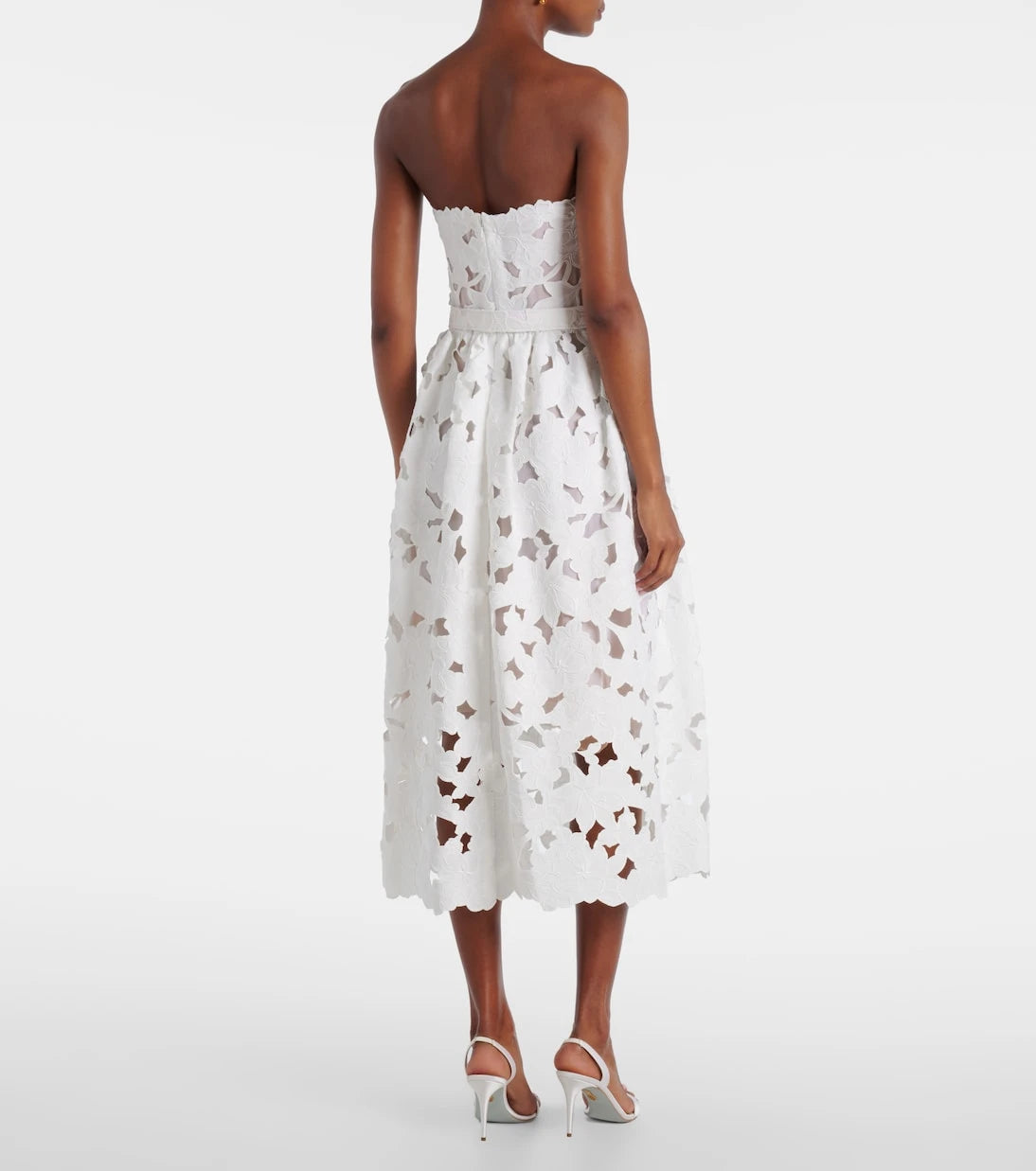Oscar de la Renta - Lace bustier dress