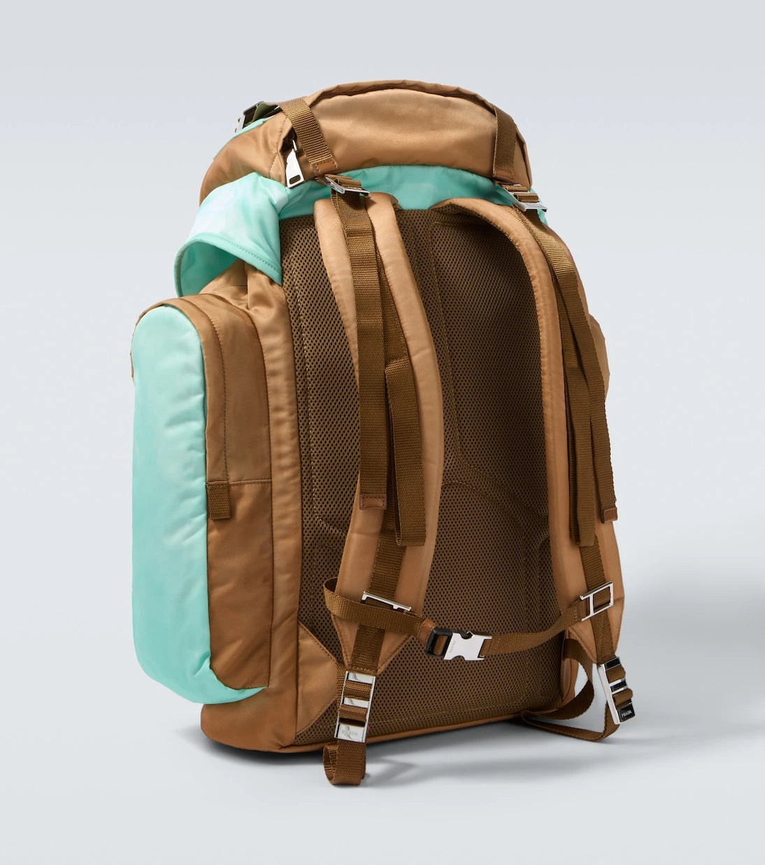 Prada - Large Re-Nylon and Saffiano leather backpack