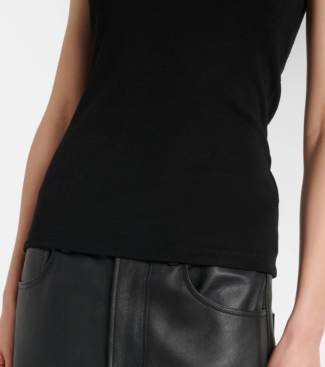 Róhe - Ribbed-knit wool tank top