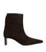 Khaite Brown Suede Ona Ankle Boots 55