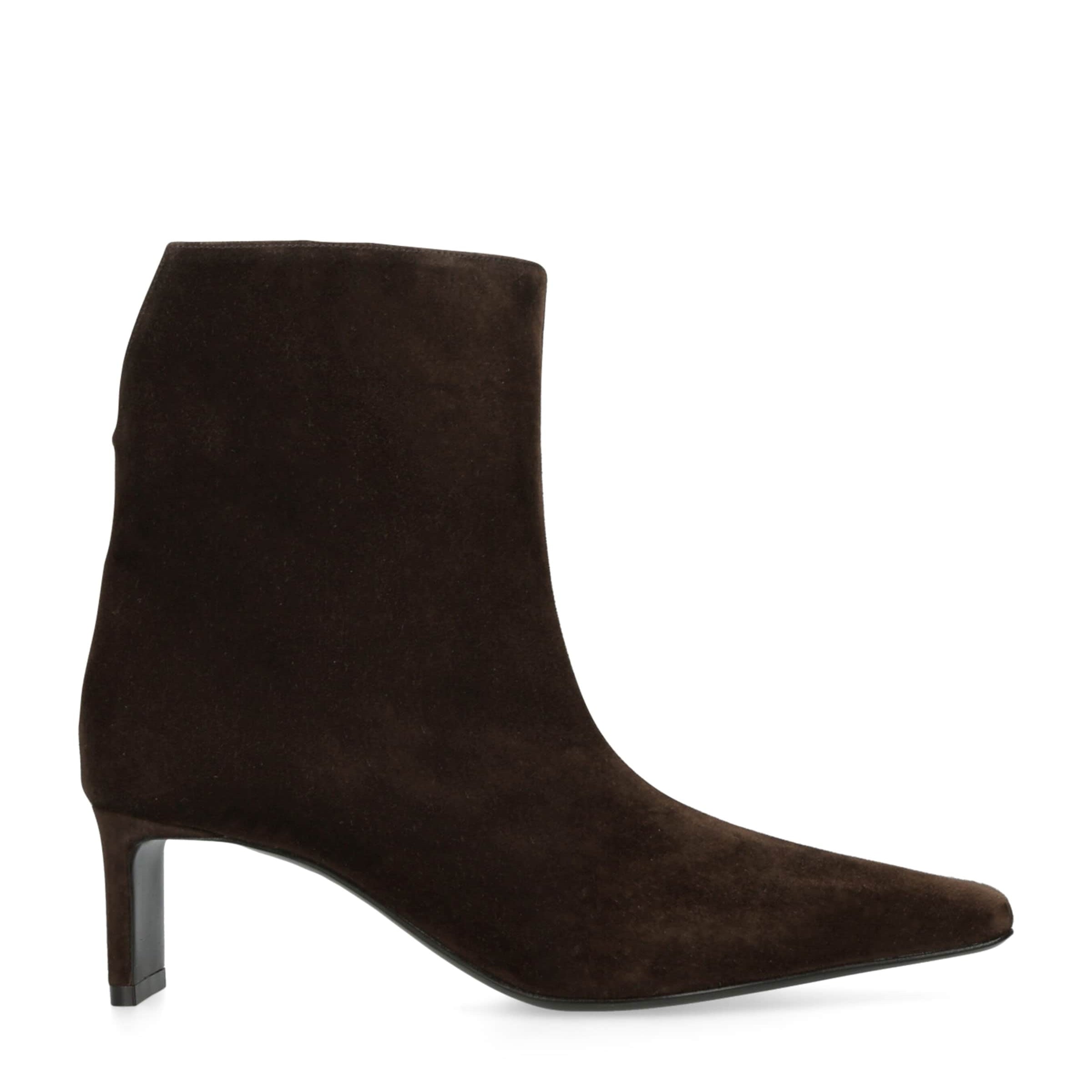 Khaite Brown Suede Ona Ankle Boots 55