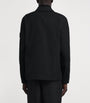 Stone Island Black Panama Cotton Overshirt